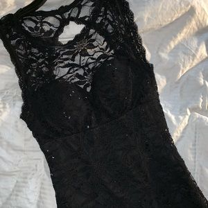 Lace Black Dress
